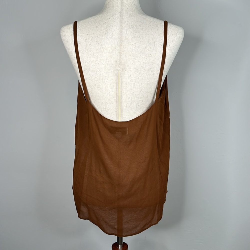 Michael Kors Brown Silk Tank - Picture 3 of 5